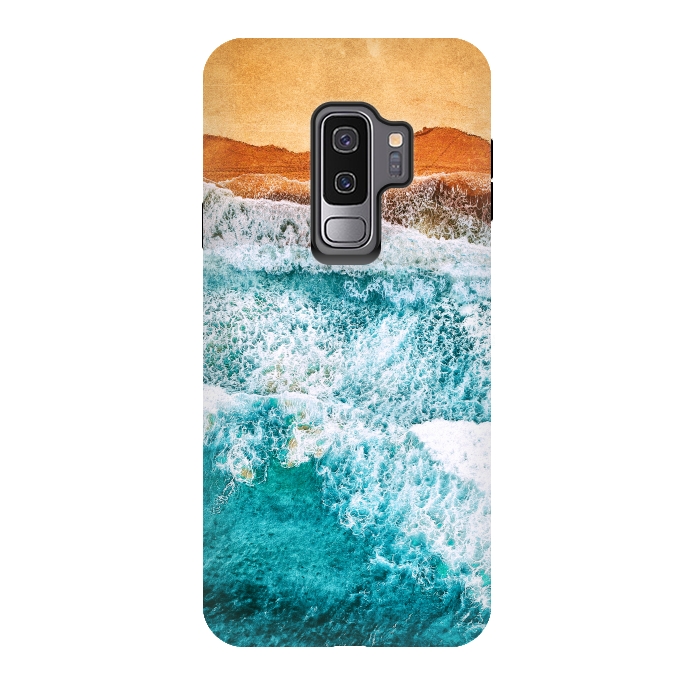 Galaxy S9 plus StrongFit Tropical VI - Beach Waves II by Art Design Works