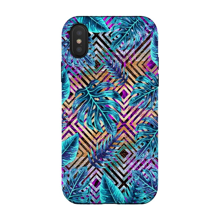 iPhone Xs / X StrongFit Tropical IX by Art Design Works