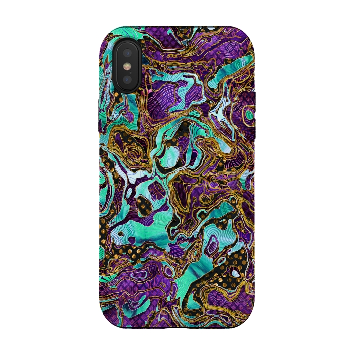 iPhone Xs / X StrongFit Pattern LXXVIII by Art Design Works