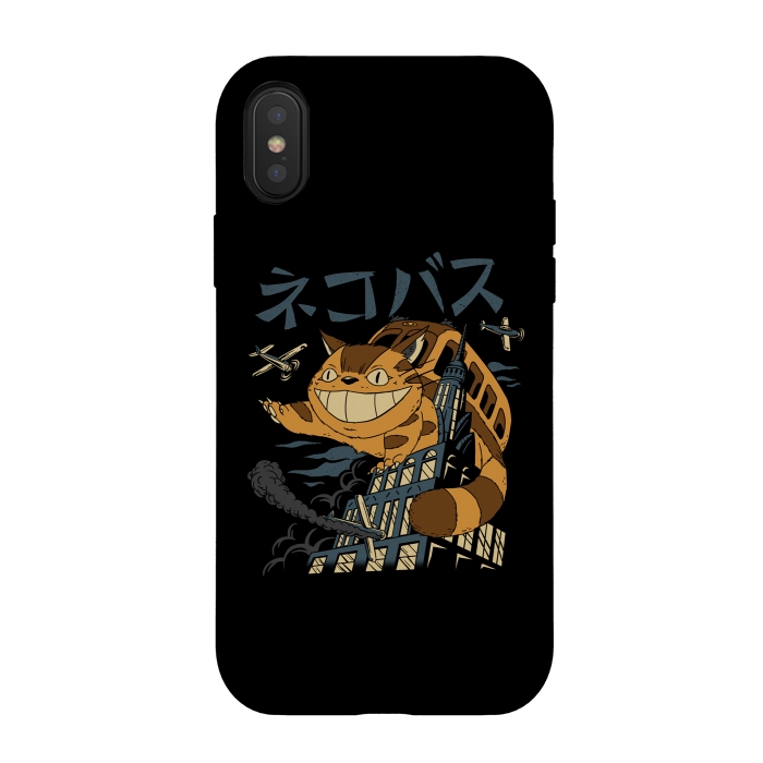 iPhone Xs / X StrongFit Cat Bus Kong by Vincent Patrick Trinidad