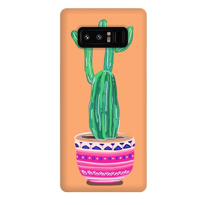 Galaxy Note 8 StrongFit Cacti Plant by MUKTA LATA BARUA