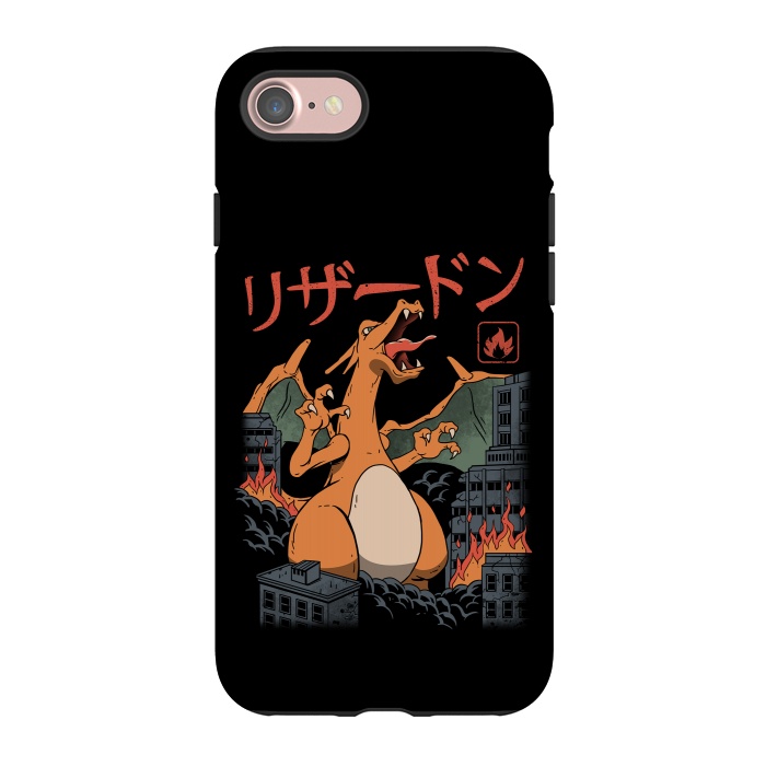 iPhone 7 StrongFit Fire Kaiju by Vincent Patrick Trinidad