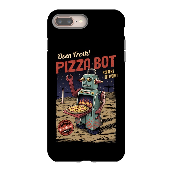 iPhone 7 plus StrongFit Pizza Bot by Vincent Patrick Trinidad