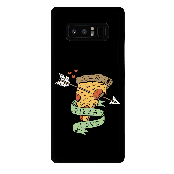 Galaxy Note 8 StrongFit Pizza Love by Vincent Patrick Trinidad