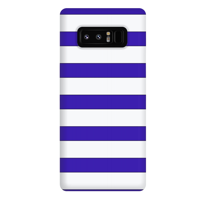 Galaxy Note 8 StrongFit white purple stripes by Vincent Patrick Trinidad