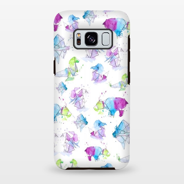 Galaxy S8 plus StrongFit Arctic Origami by gingerlique