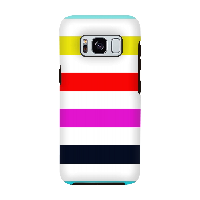 Galaxy S8 StrongFit rainbow stripes by Vincent Patrick Trinidad