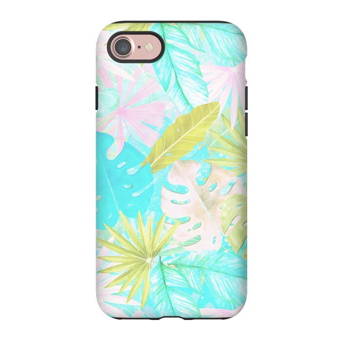 iPhone 7 StrongFit Soft Pastel Aloha Tropical Jungle by  Utart