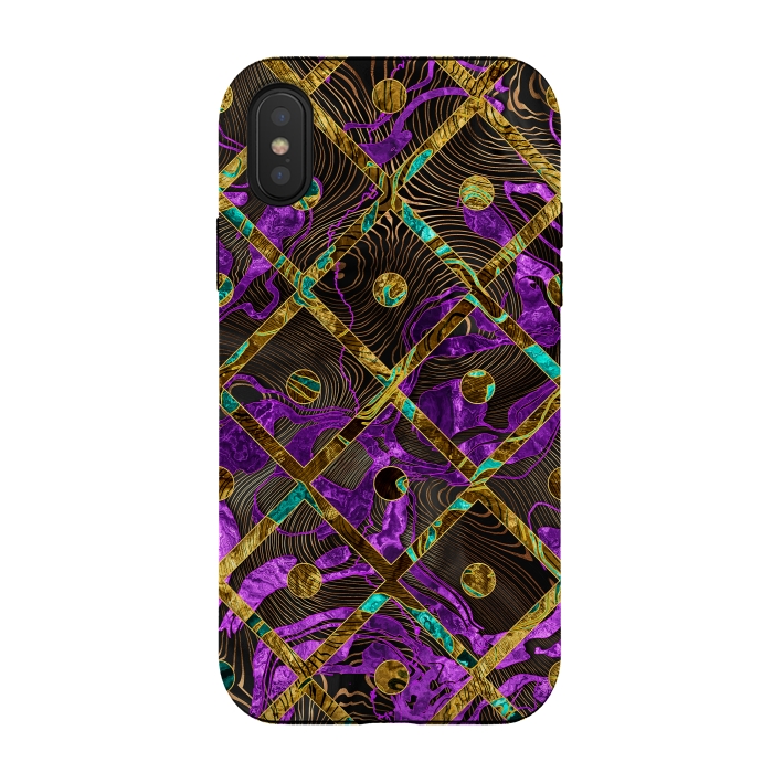 iPhone Xs / X StrongFit Pattern LXXXV by Art Design Works