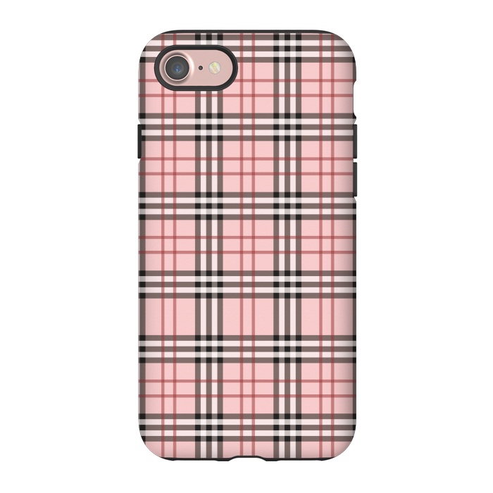 iPhone 7 StrongFit Luxury Plaid by Quirk It Up