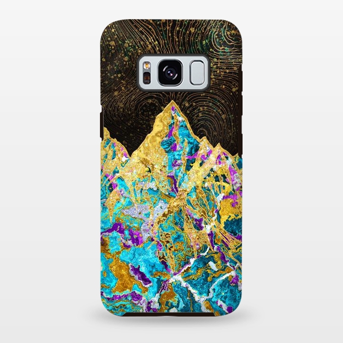 Galaxy S8 plus StrongFit Digital Painting - Mountain Illustration I by Art Design Works