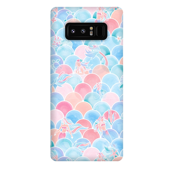 Galaxy Note 8 StrongFit Bubbly Sunset Ocean by gingerlique