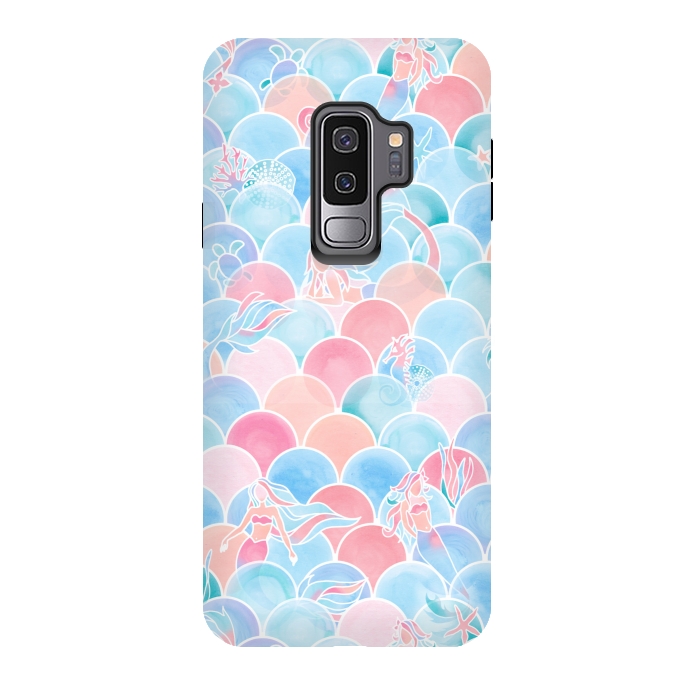 Galaxy S9 plus StrongFit Bubbly Sunset Ocean by gingerlique