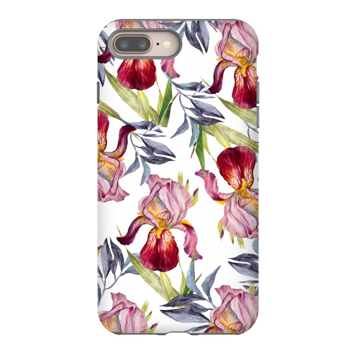 iPhone 7 plus StrongFit Born in Flowers by Creativeaxle