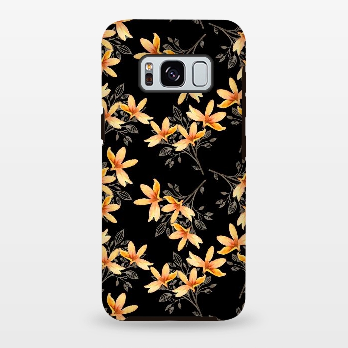 Galaxy S8 plus StrongFit Dark Night of Flora by Creativeaxle