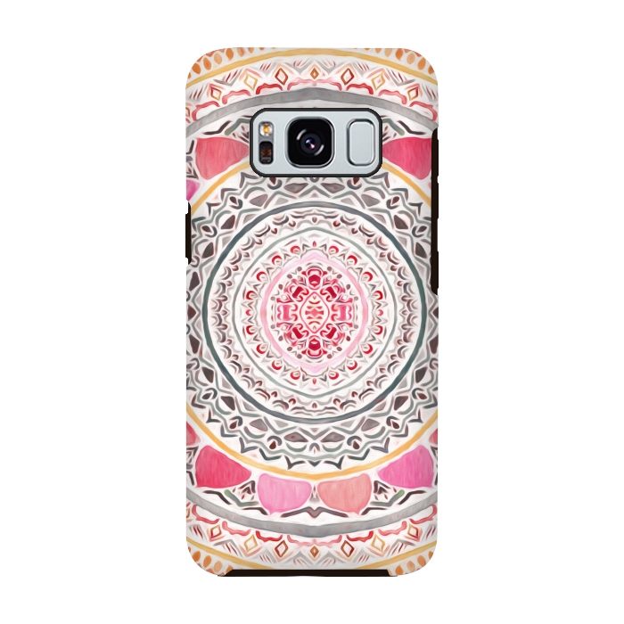 Galaxy S8 StrongFit Pastel Bohemian Mandala   by Tigatiga