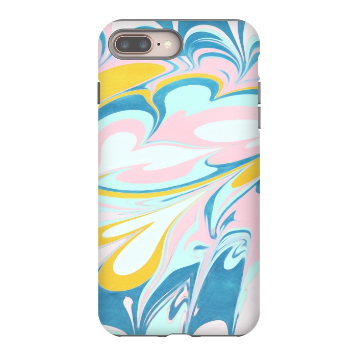 iPhone 7 plus StrongFit Melted Bubblegum Ice Cream by Micklyn Le Feuvre
