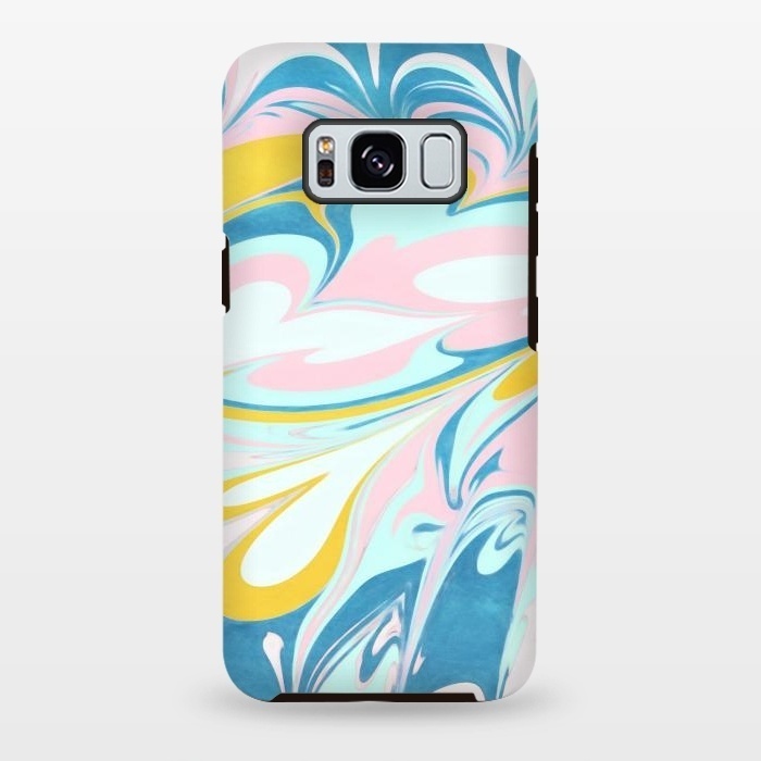 Galaxy S8 plus StrongFit Melted Bubblegum Ice Cream by Micklyn Le Feuvre