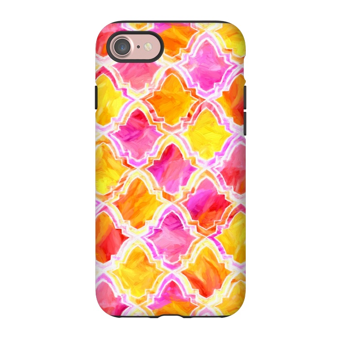 iPhone 7 StrongFit Marrakesh Inspired Moroccan In Sunset Colors  by Tigatiga