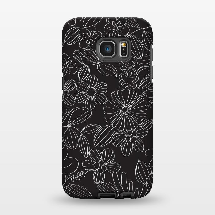 Galaxy S7 EDGE StrongFit My Flower Design V by Bledi