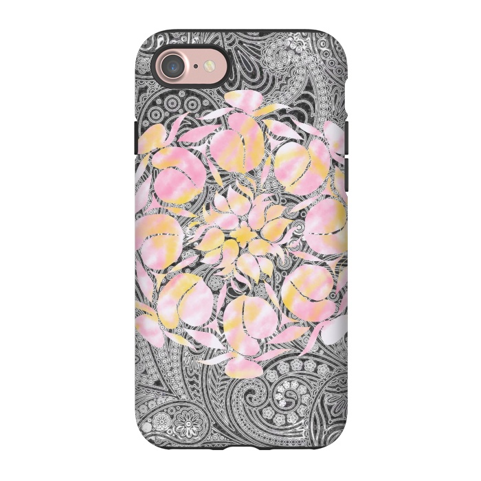 iPhone 7 StrongFit Paisley floral by Kashmira Baheti