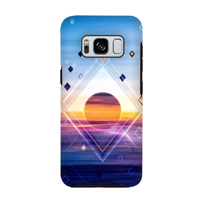 Galaxy S8 StrongFit Abstract Geometric Collage II by Art Design Works