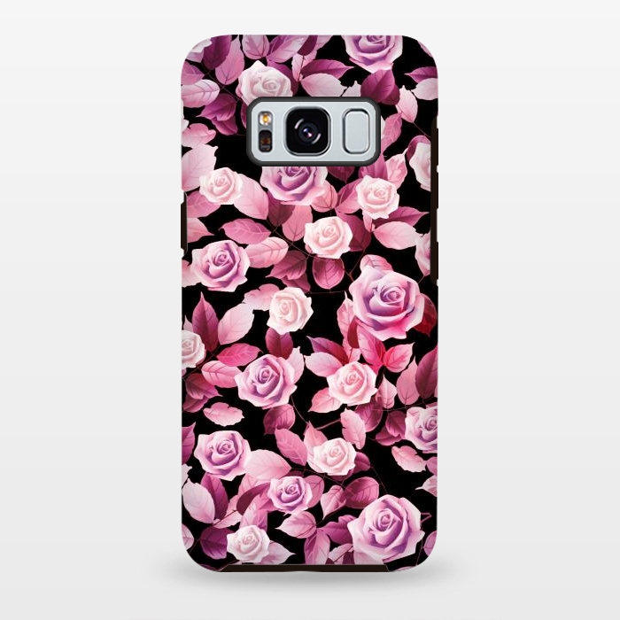 Galaxy S8 plus StrongFit Pink roses by Jms