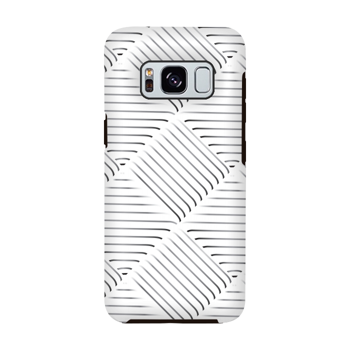 Galaxy S8 StrongFit Diagonal Stripes Background 2 by Bledi