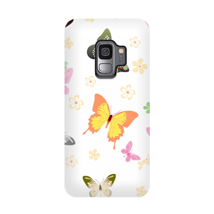 Galaxy S9 StrongFit Butterflies (colorful butterflies) 3 by Bledi