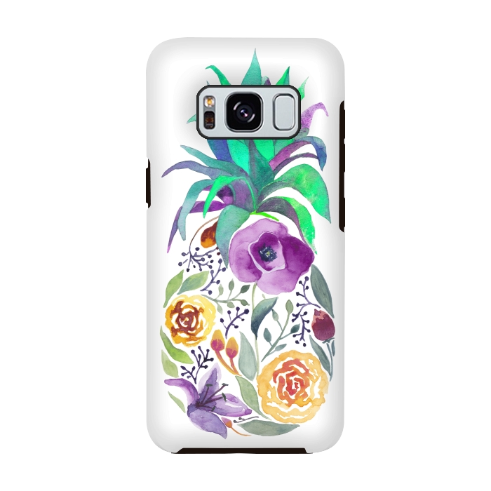Galaxy S8 StrongFit Pretty Pineapple by gingerlique