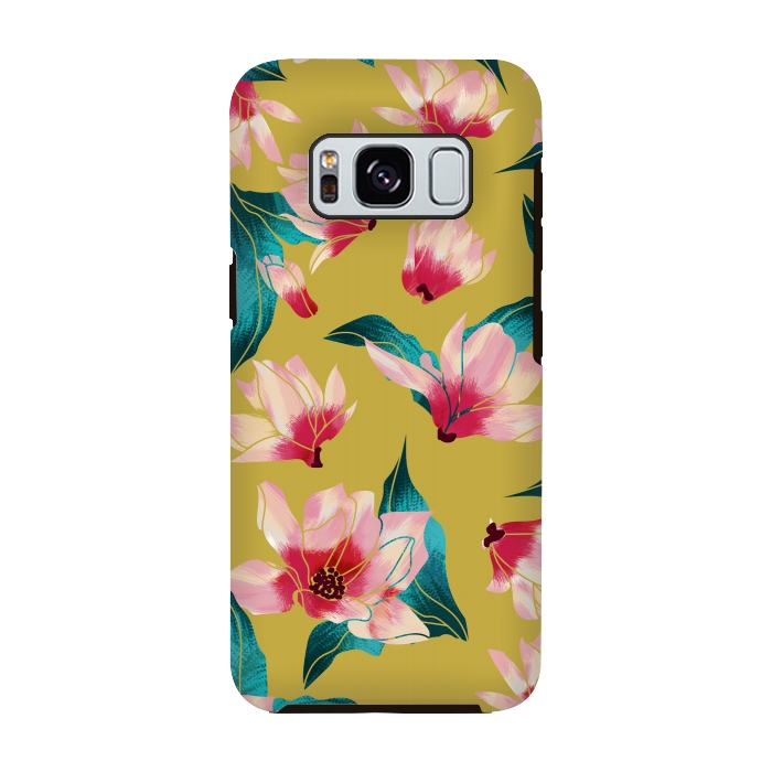 Galaxy S8 StrongFit Floral Aura by Uma Prabhakar Gokhale