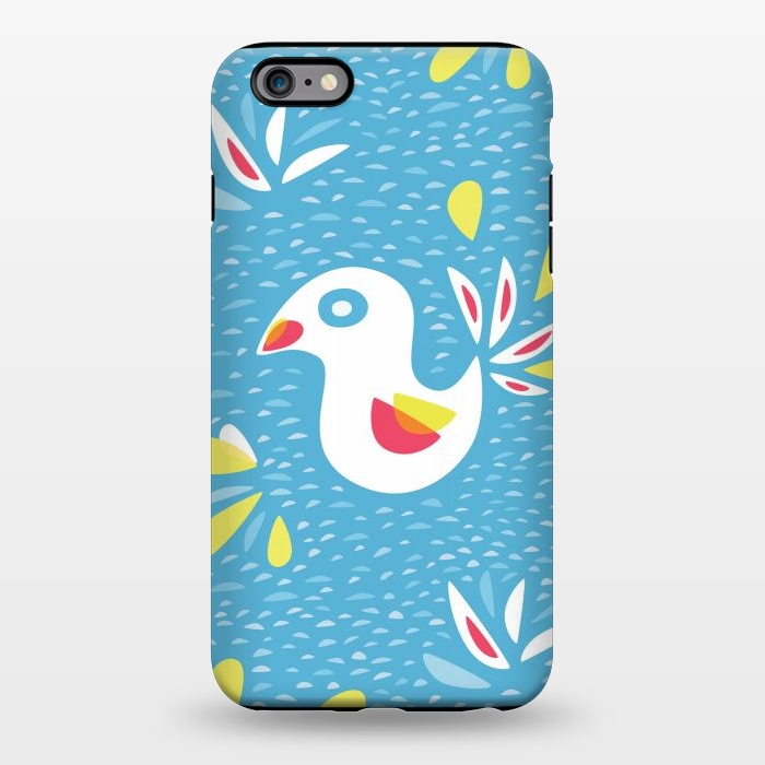 iPhone 6/6s plus StrongFit Cute Abstract Bird In Spring by Boriana Giormova