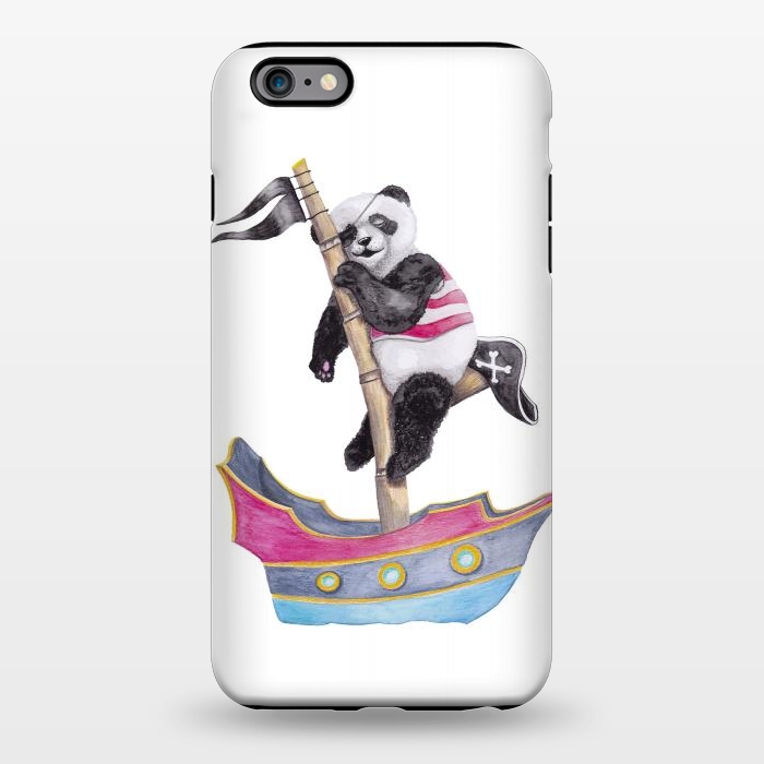 iPhone 6/6s plus StrongFit Panda Pirate by gingerlique