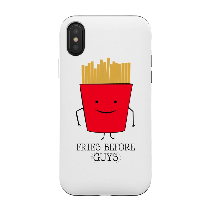 iPhone Xs / X StrongFit fries before guys by TMSarts