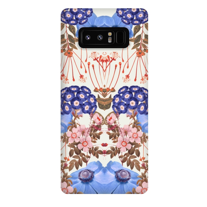 Galaxy Note 8 StrongFit Blue Bloom by Zala Farah