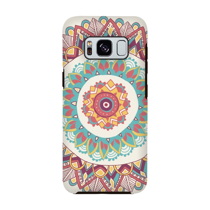 Galaxy S8 StrongFit Midsummer Mandala by Tangerine-Tane