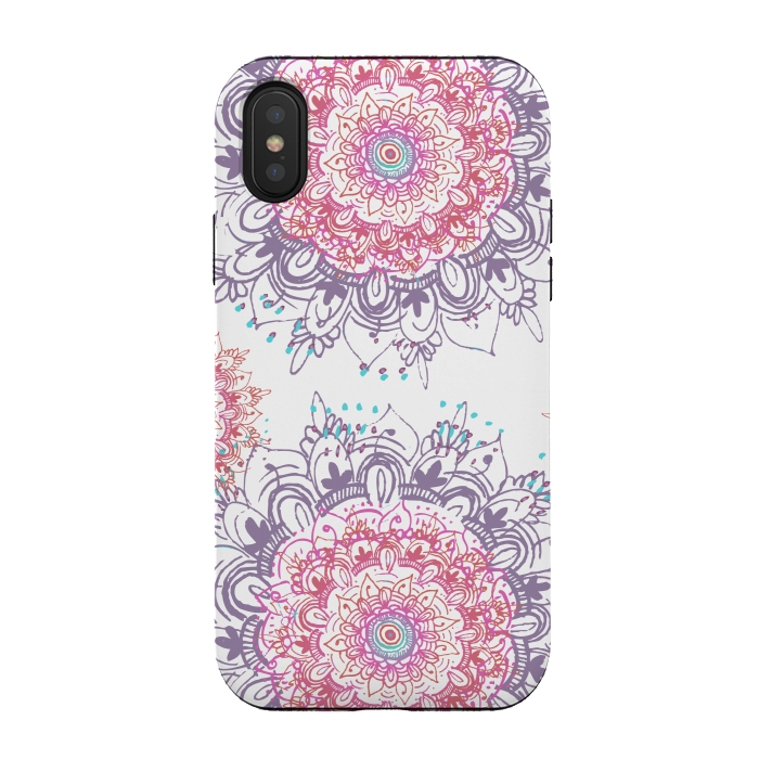 iPhone Xs / X StrongFit Flowers in Her Hair  by Rose Halsey