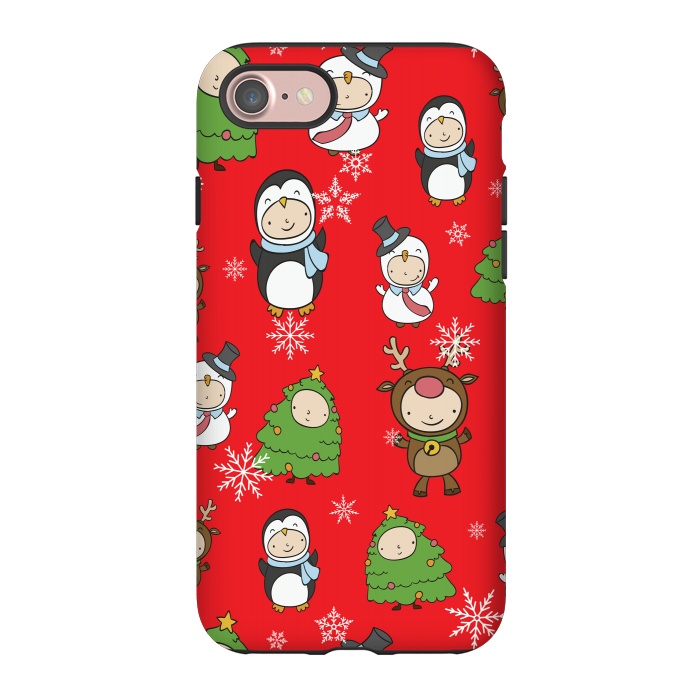 iPhone 7 StrongFit Children Christmas Costumes Pattern 2 by Bledi