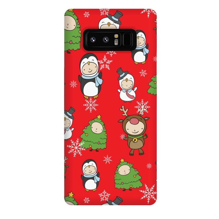 Galaxy Note 8 StrongFit Children Christmas Costumes Pattern 2 by Bledi