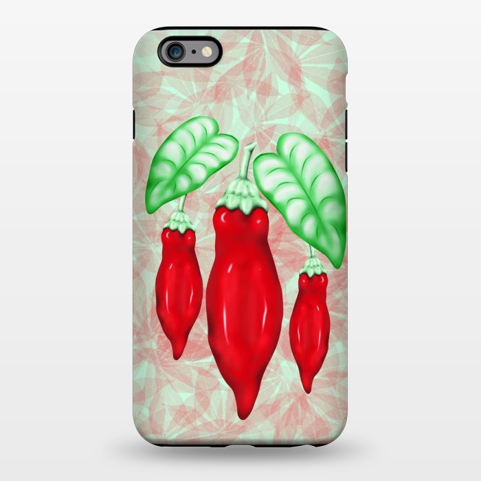 iPhone 6/6s plus StrongFit Red Hot Chilli Pepper Decorative Food Art by BluedarkArt