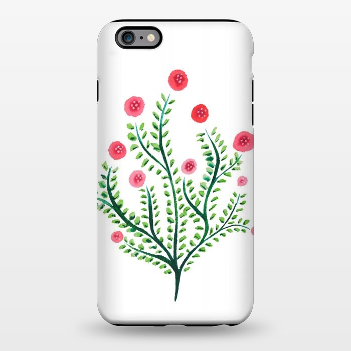 iPhone 6/6s plus StrongFit Spring Plant In Pink And Green by Boriana Giormova