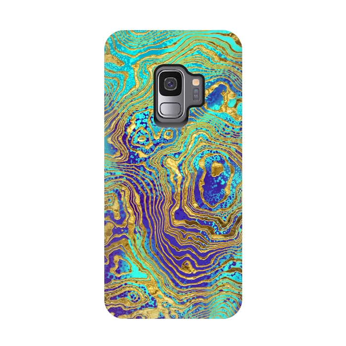 Galaxy S9 StrongFit Abstract Marble IV by Art Design Works