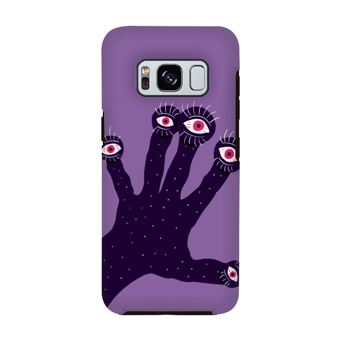 Galaxy S8 StrongFit Weird Hand With Watching Eyes by Boriana Giormova