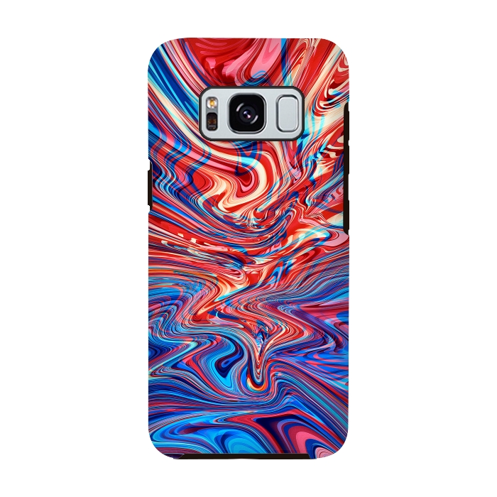 Galaxy S8 StrongFit Abstract Waves by Art Design Works