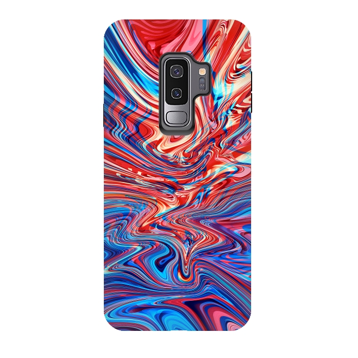Galaxy S9 plus StrongFit Abstract Waves by Art Design Works