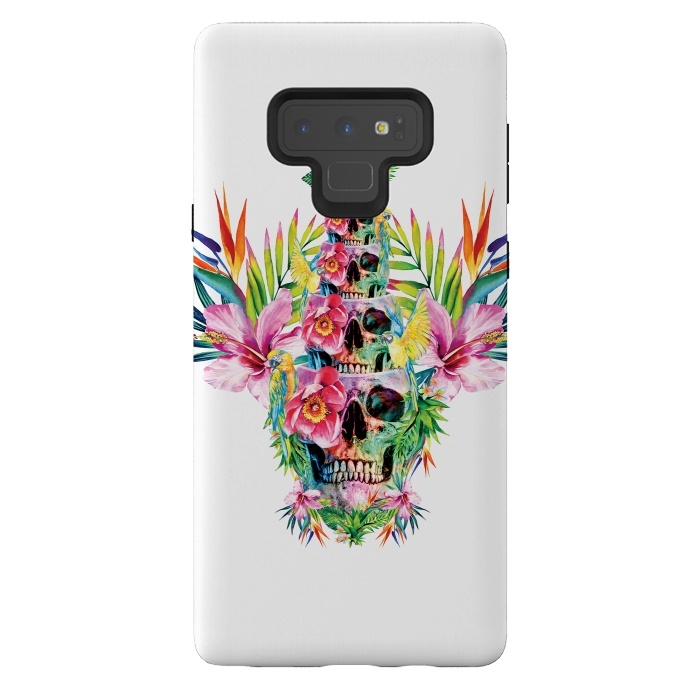 Galaxy Note 9 StrongFit The Skull Tower by Riza Peker