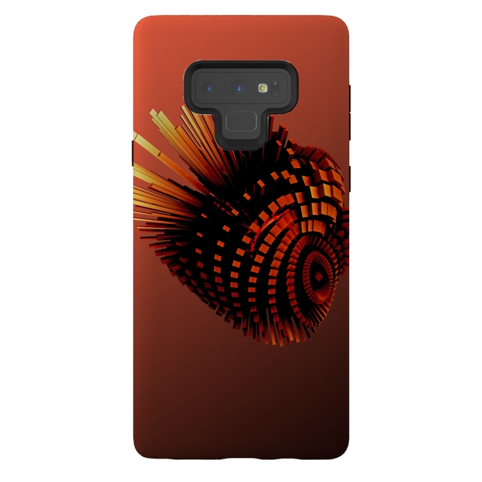 Galaxy Note 9 StrongFit Your Bronze Cyborg Heart by Adoryanti