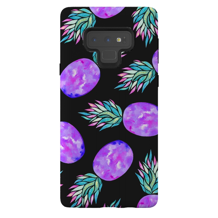 Galaxy Note 9 StrongFit Pineapple a la mode by Amaya Brydon