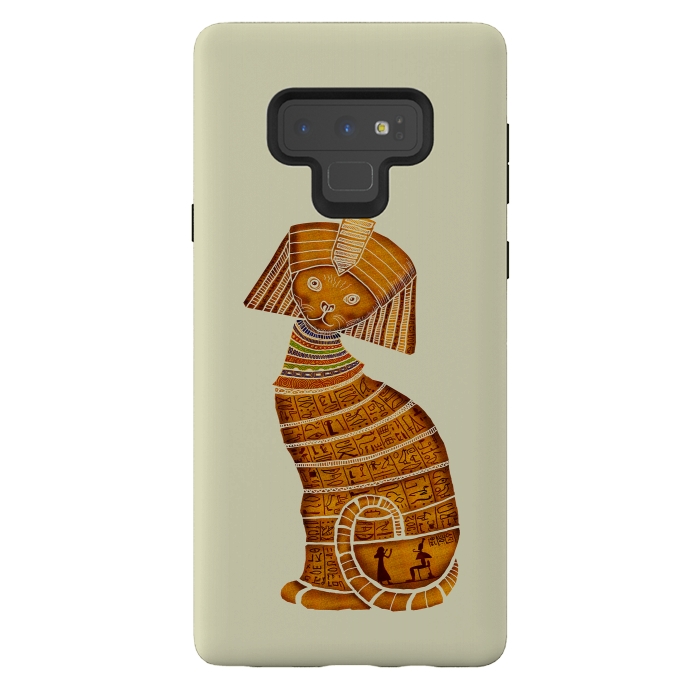 Galaxy Note 9 StrongFit Sphinx Cat by Tummeow