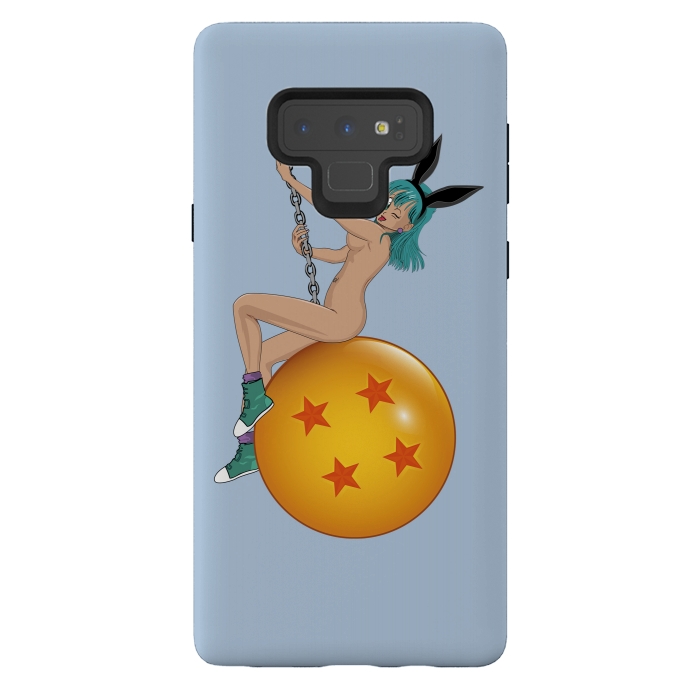 Galaxy Note 9 StrongFit Bunny Ball ( Nude) by Samiel Art